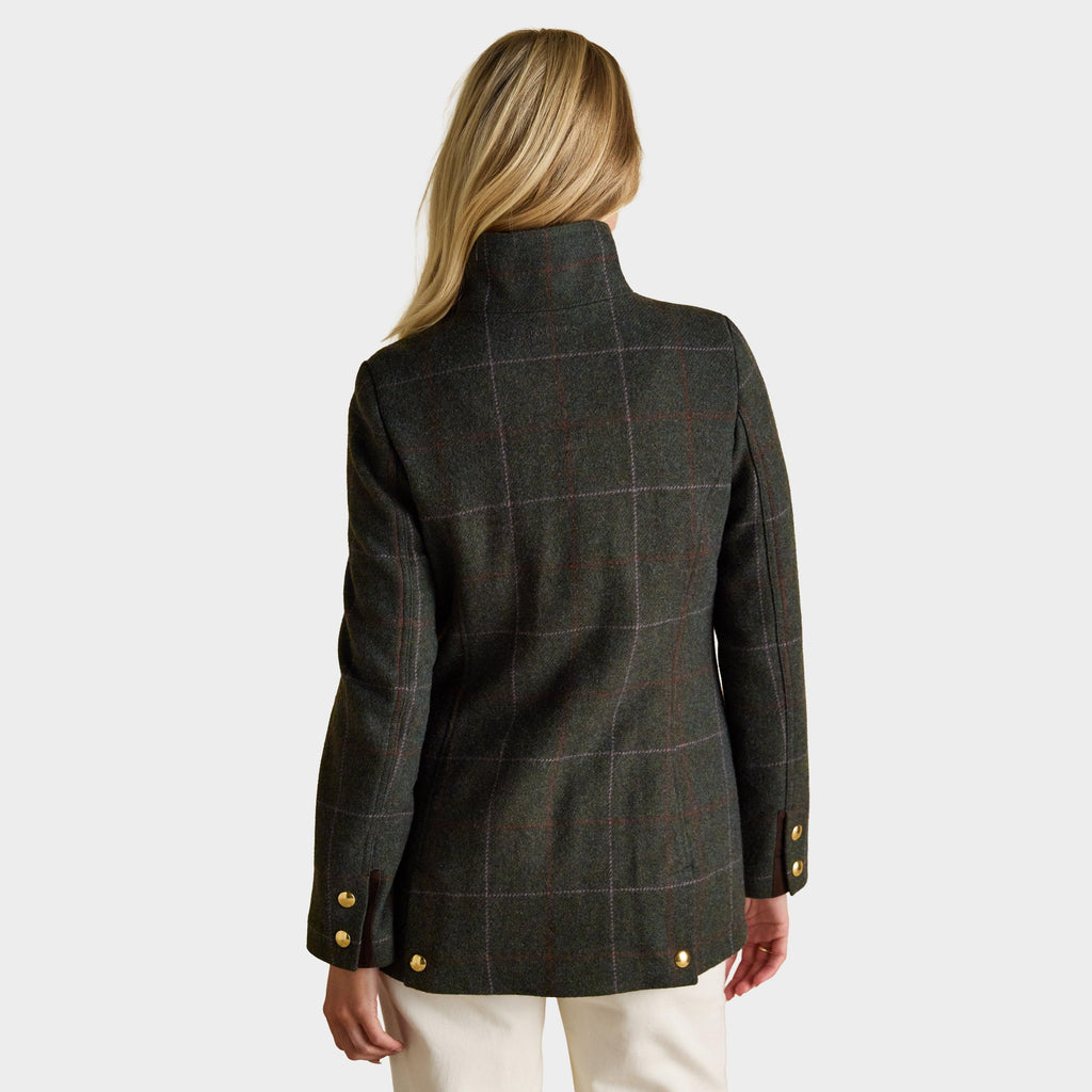 Women's Classic Fieldcoat Tweed Coat Grasmoor