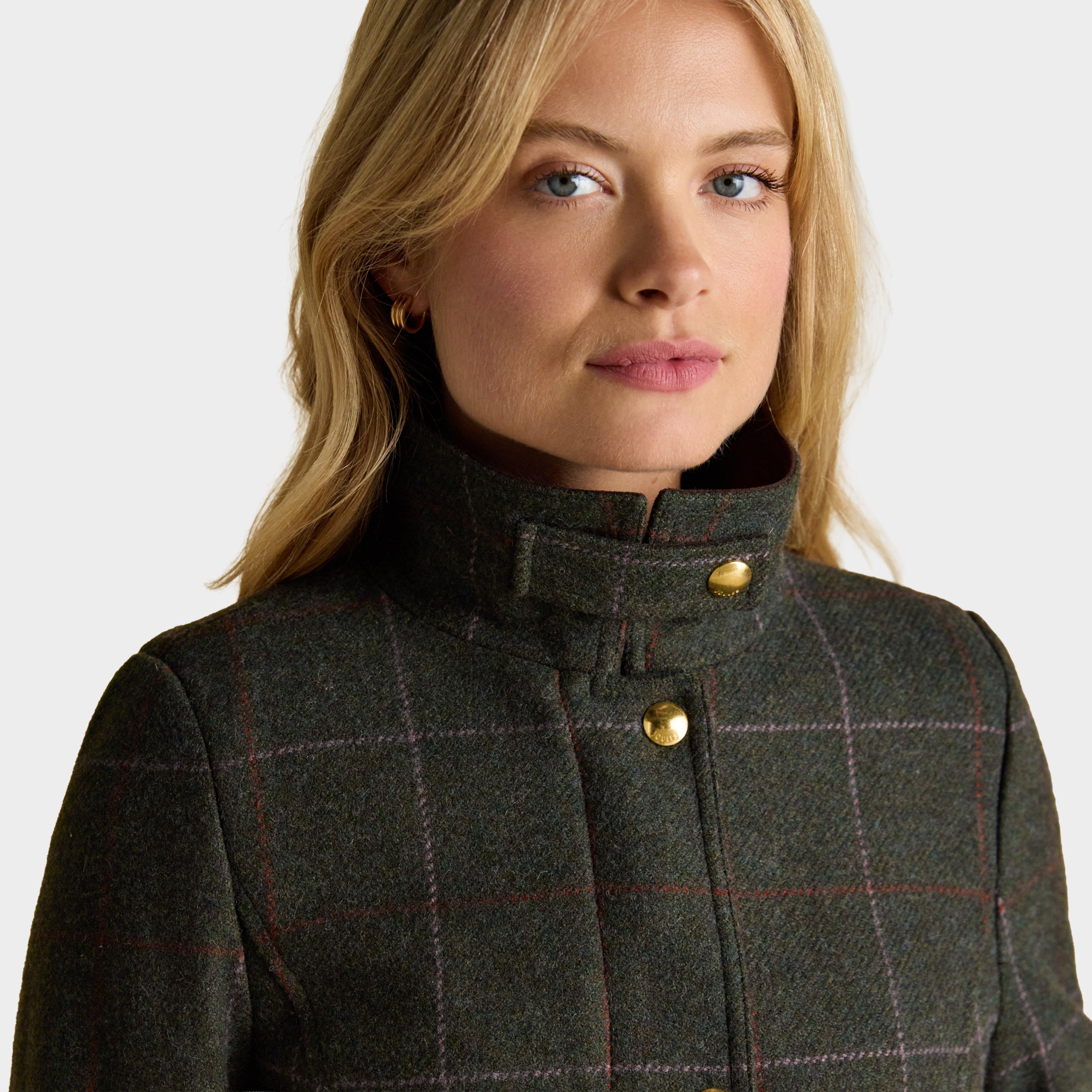 Women's Classic Fieldcoat Tweed Coat Grasmoor