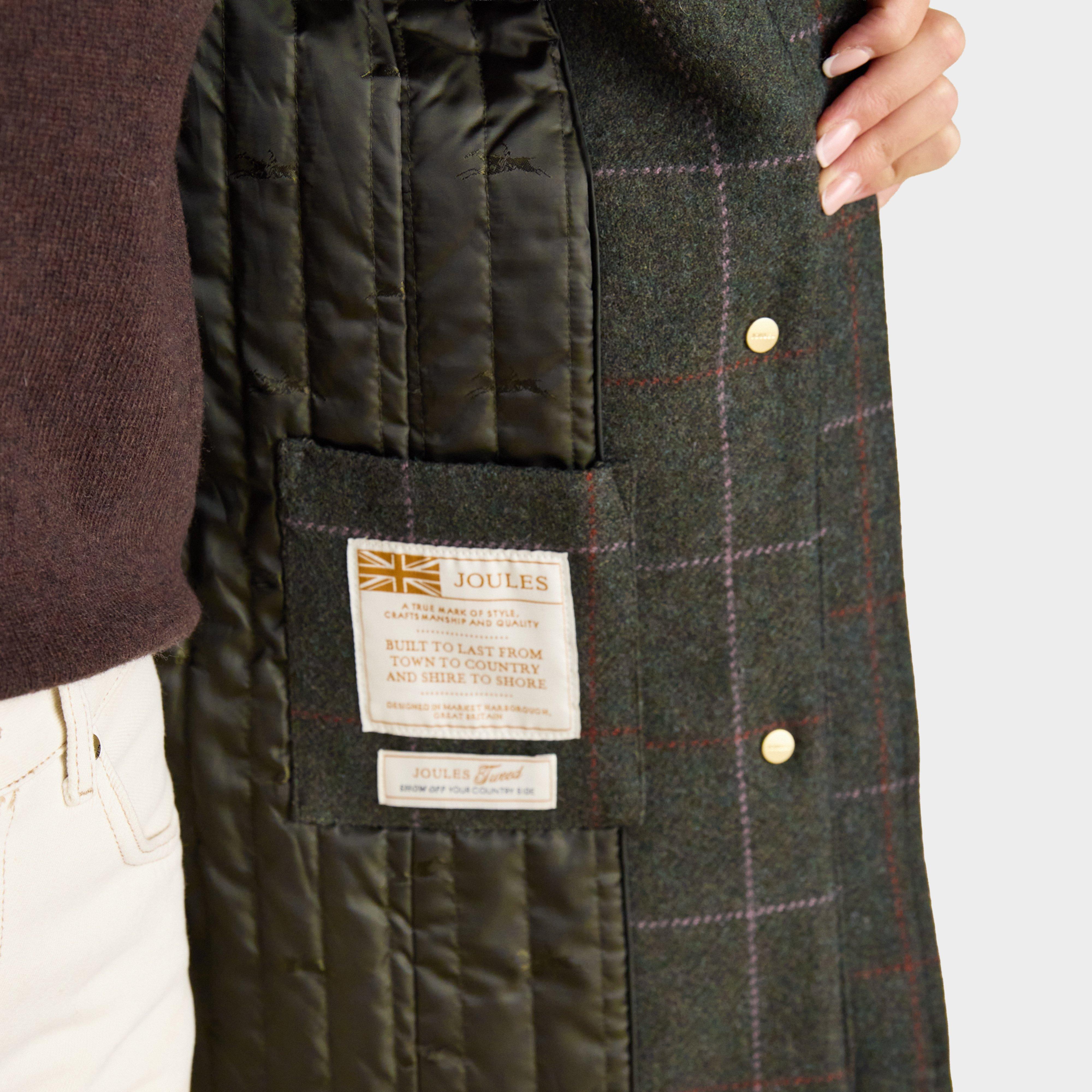 Women's Classic Fieldcoat Tweed Coat Grasmoor