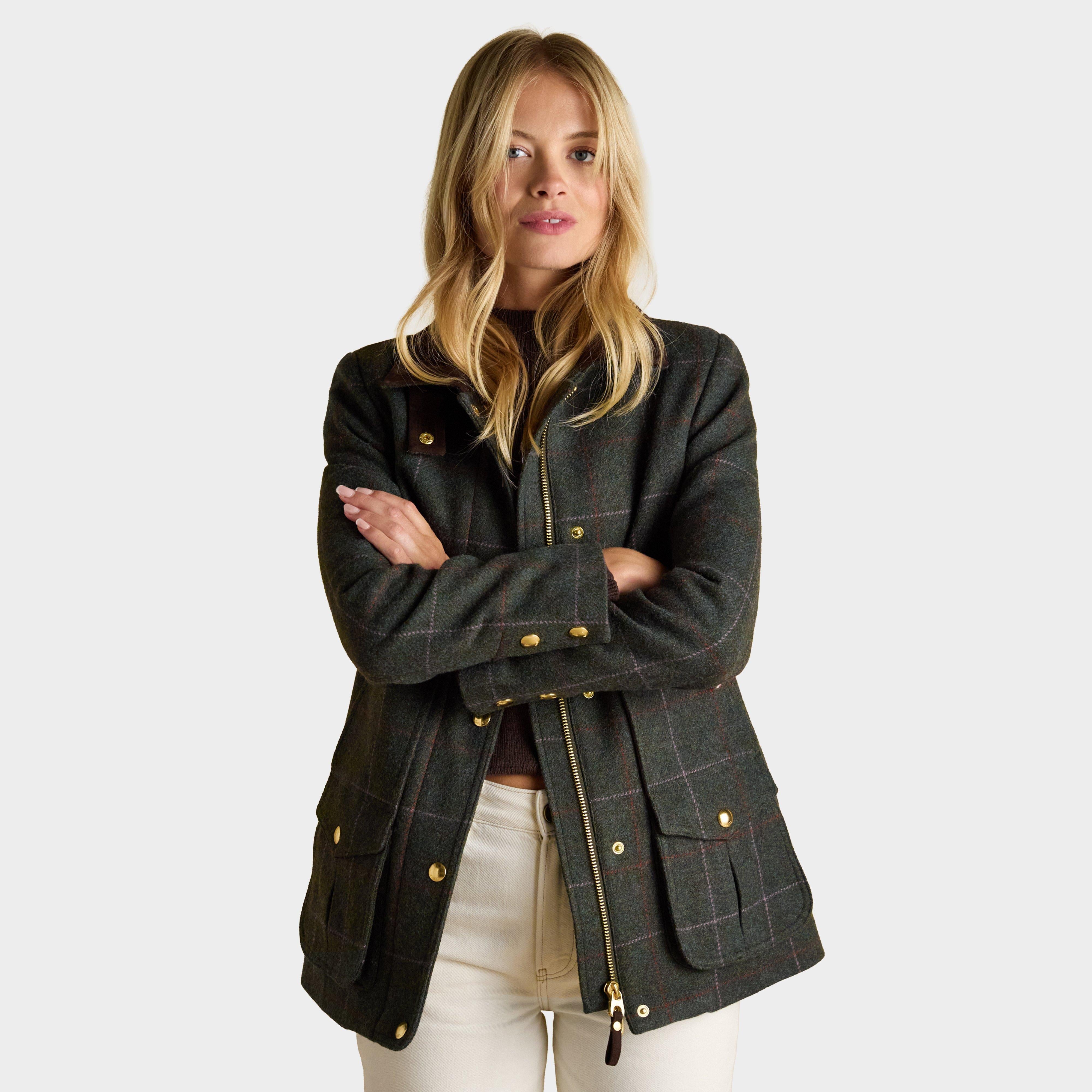 Women's Classic Fieldcoat Tweed Coat Grasmoor