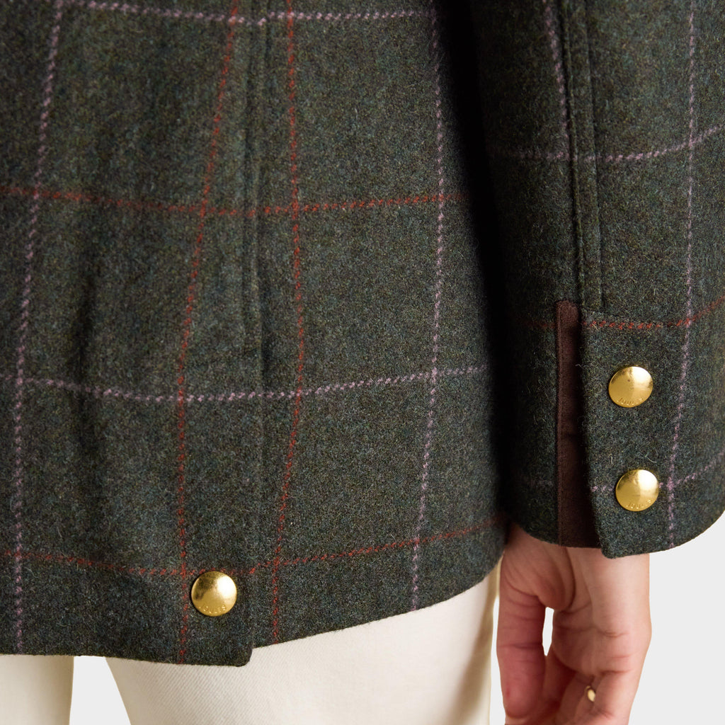 Women's Classic Fieldcoat Tweed Coat Grasmoor