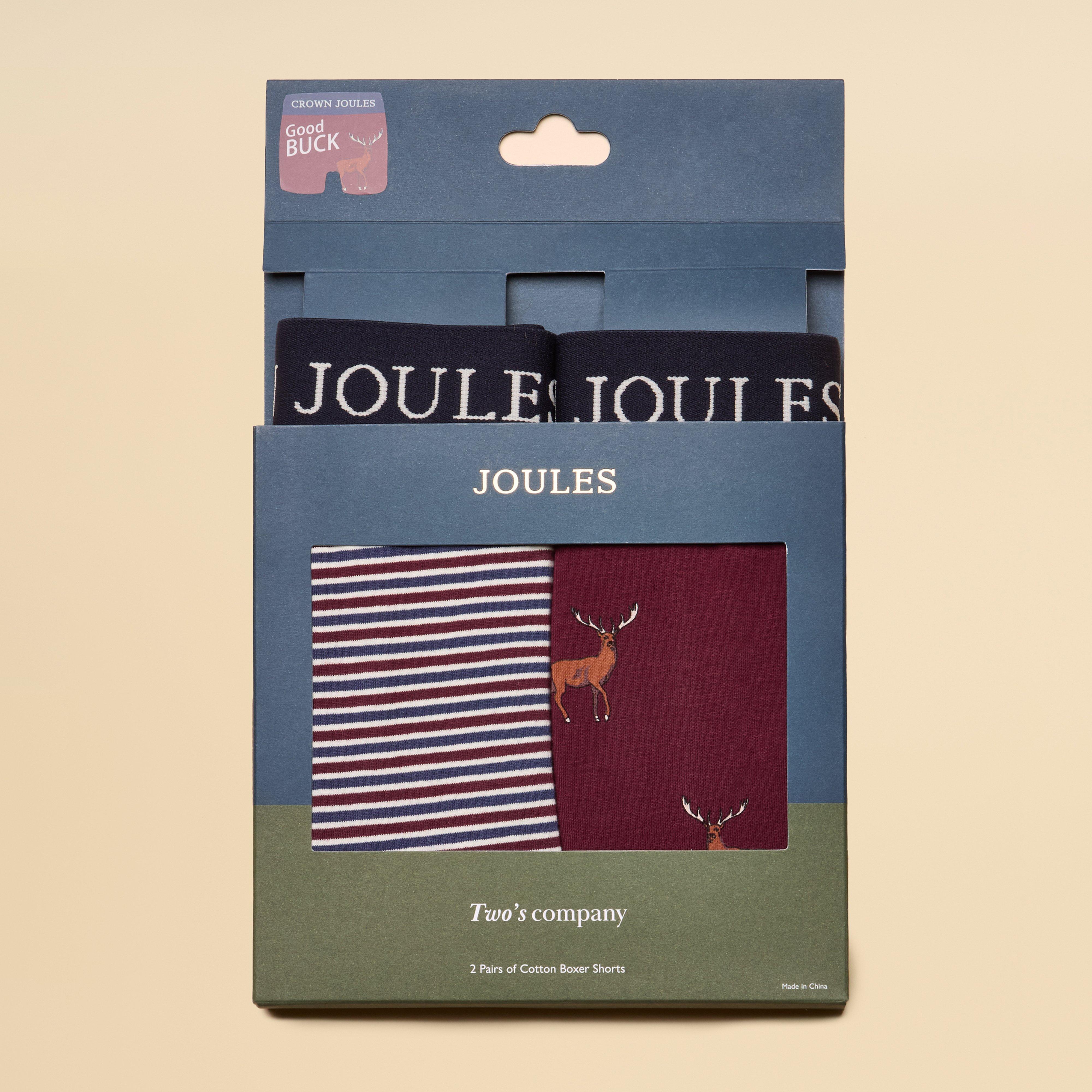 Men's Crown Joules Burgundy