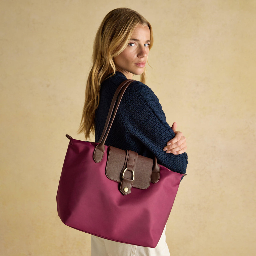 Edie Nylon Tote Bag