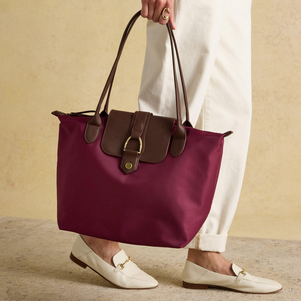 Edie Nylon Tote Bag