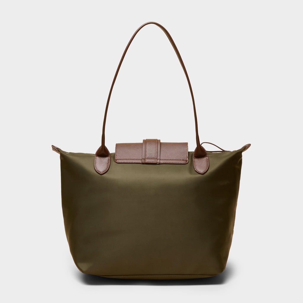 Edie Large Tote Bag Green
