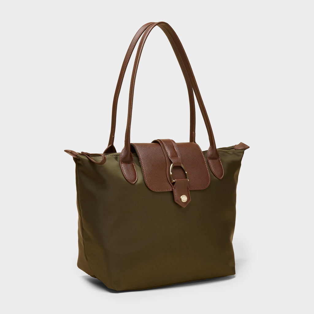 Edie Large Tote Bag Green