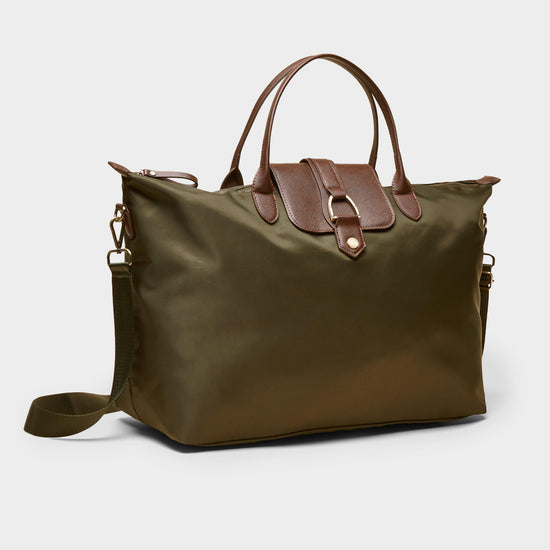 Edie Weekend Bag Khaki