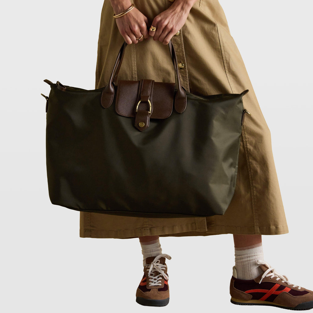 Edie Weekend Bag Khaki