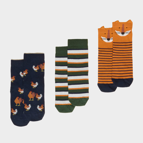 Kids Neat Feet Socks Orange