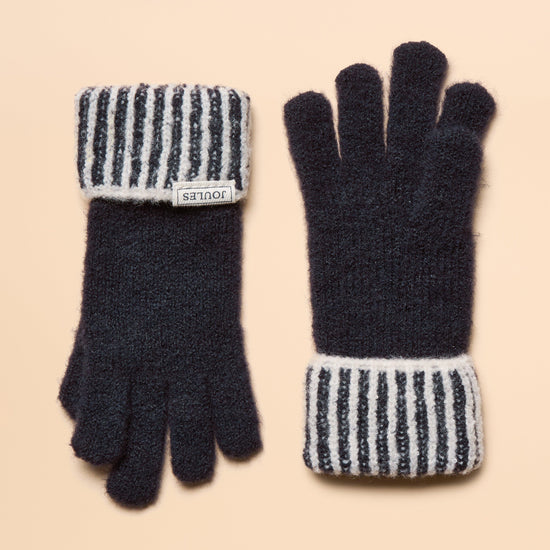 Kids' Wanderer Knitted Gloves Navy