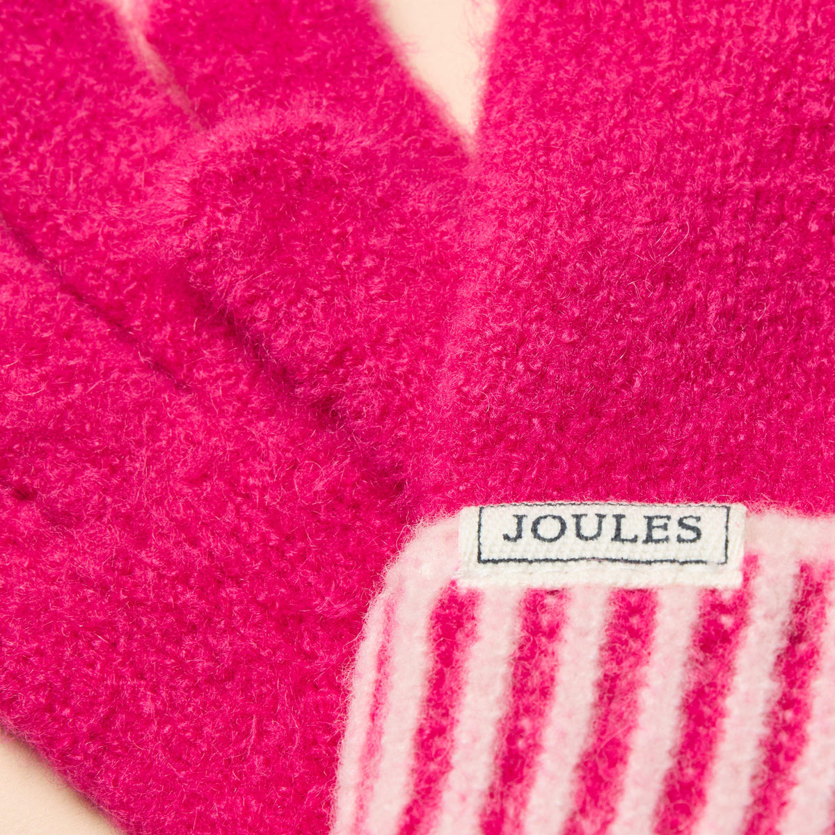 Kids' Wanderer Knitted Gloves Bright Pink