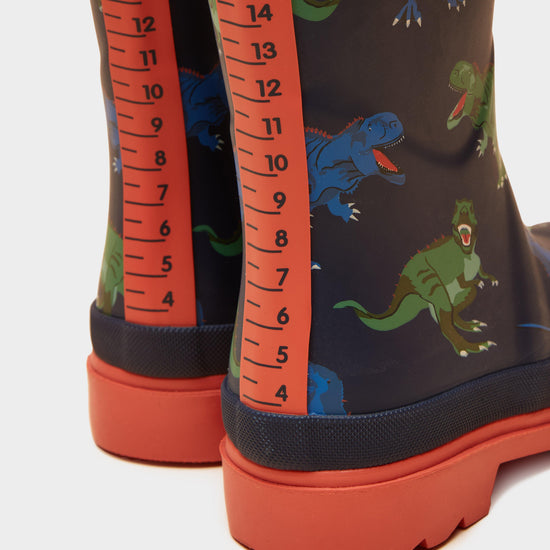 Kids' Dino Printed Wellies