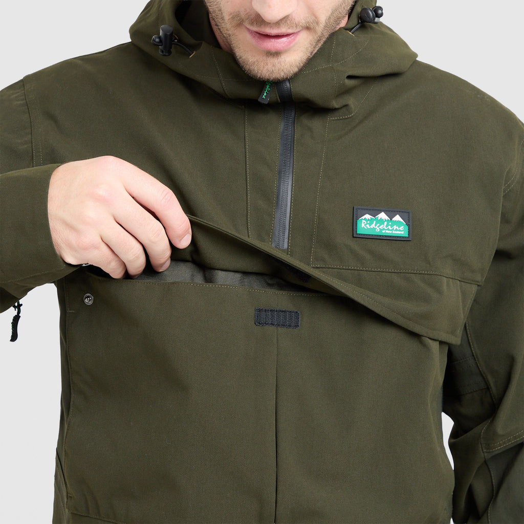 Mens Cambrian Smock Deep Forest