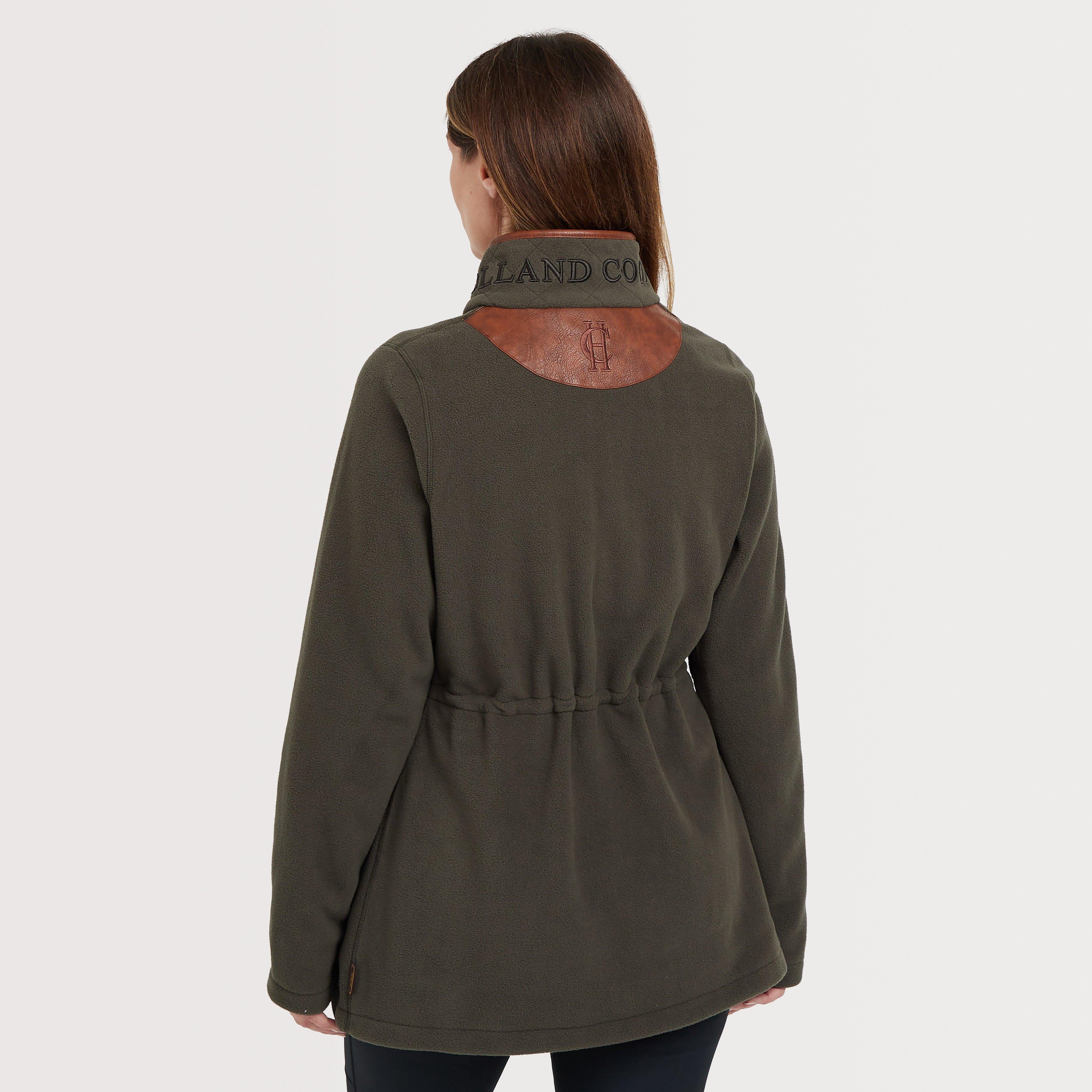 Womens Country Longline Fleece Khaki