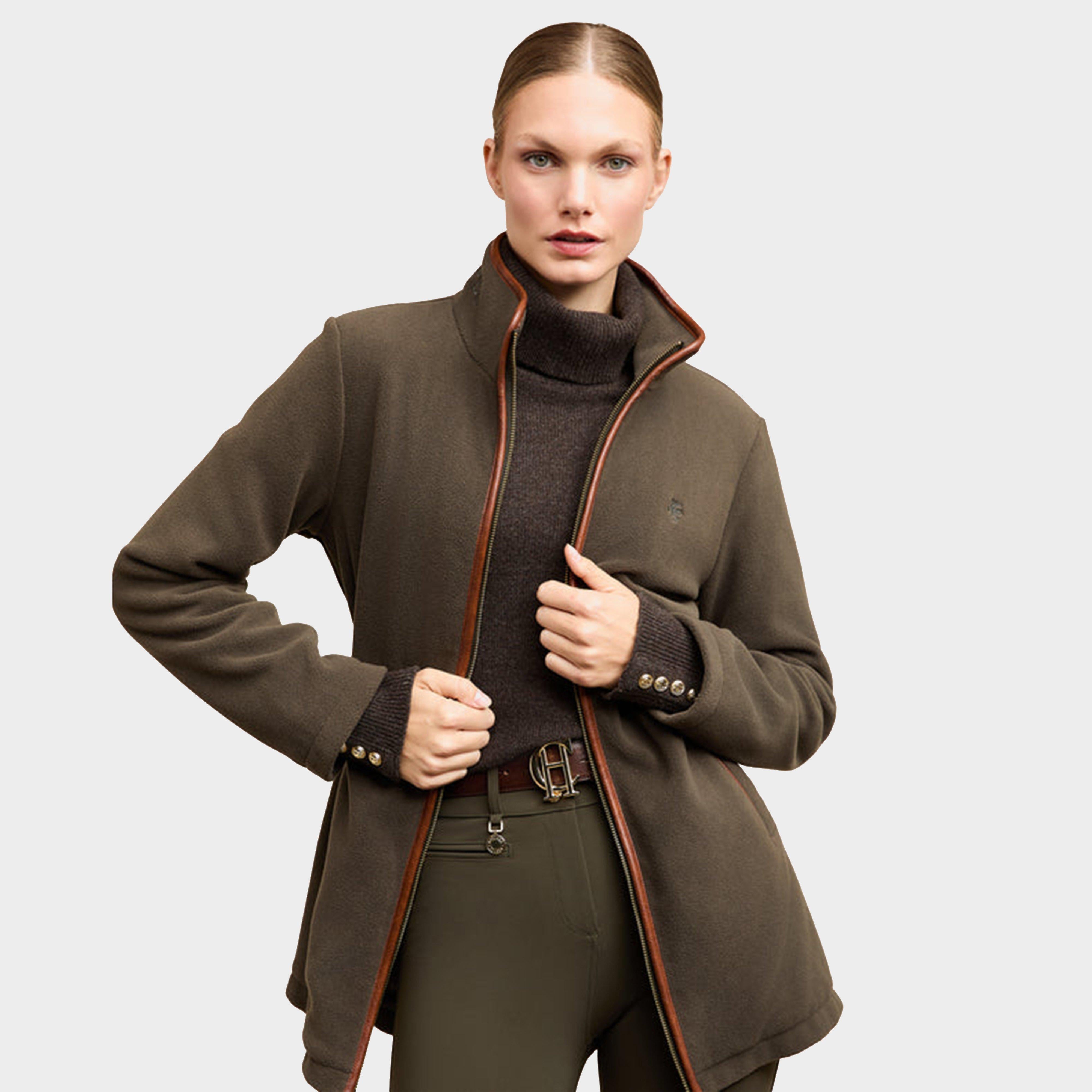 Womens Country Longline Fleece Khaki