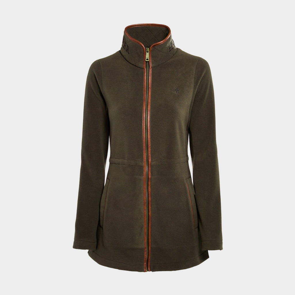 Womens Country Longline Fleece Khaki