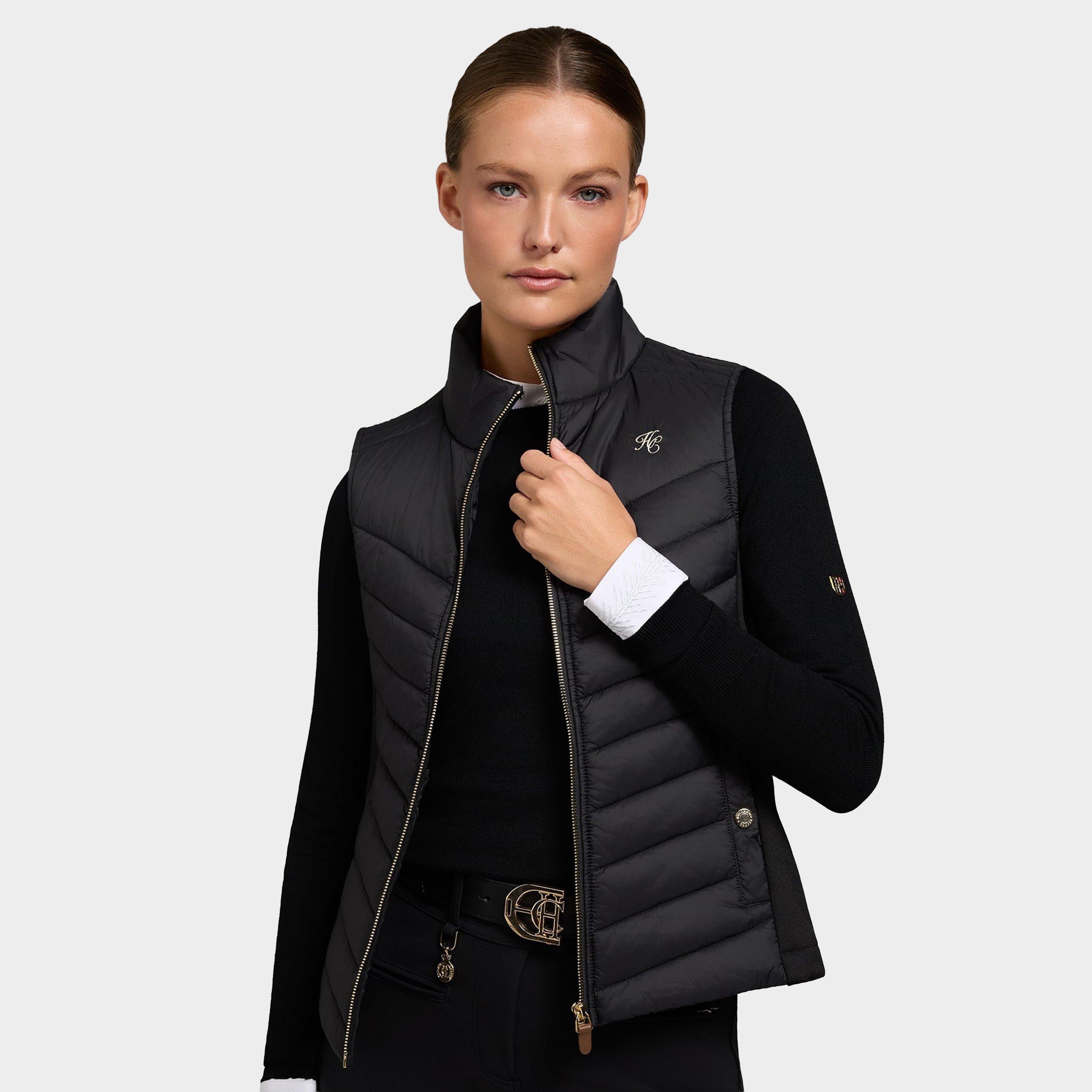 Hybrid Equestrian Gilet Black