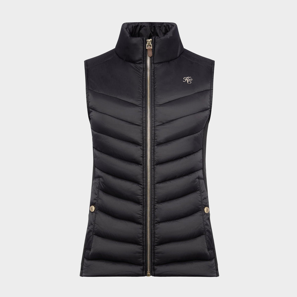 Hybrid Equestrian Gilet Black