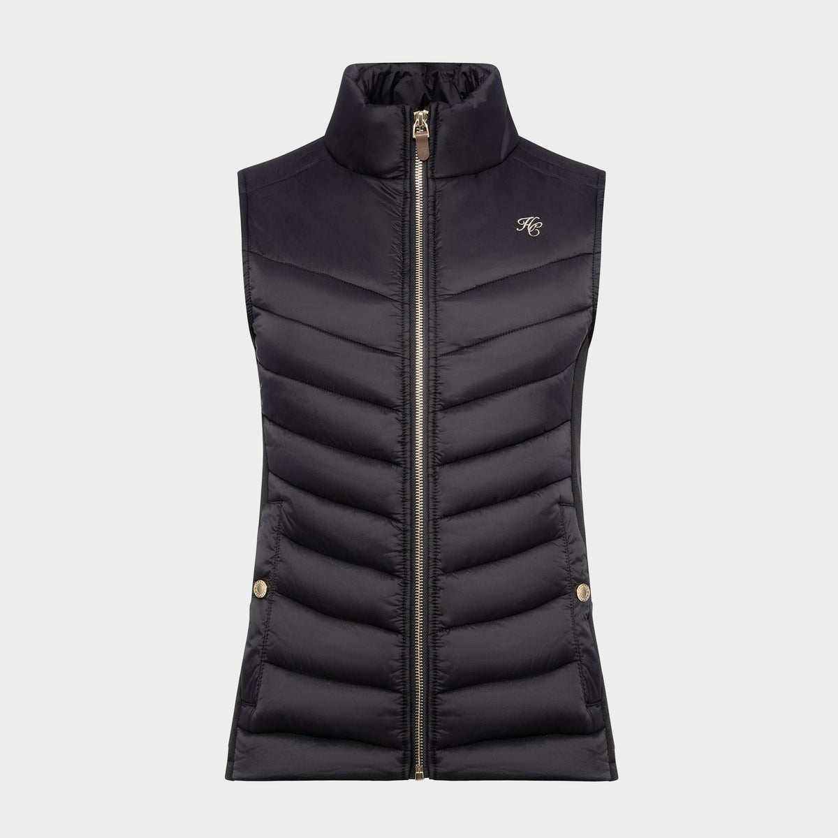 Hybrid Equestrian Gilet Black
