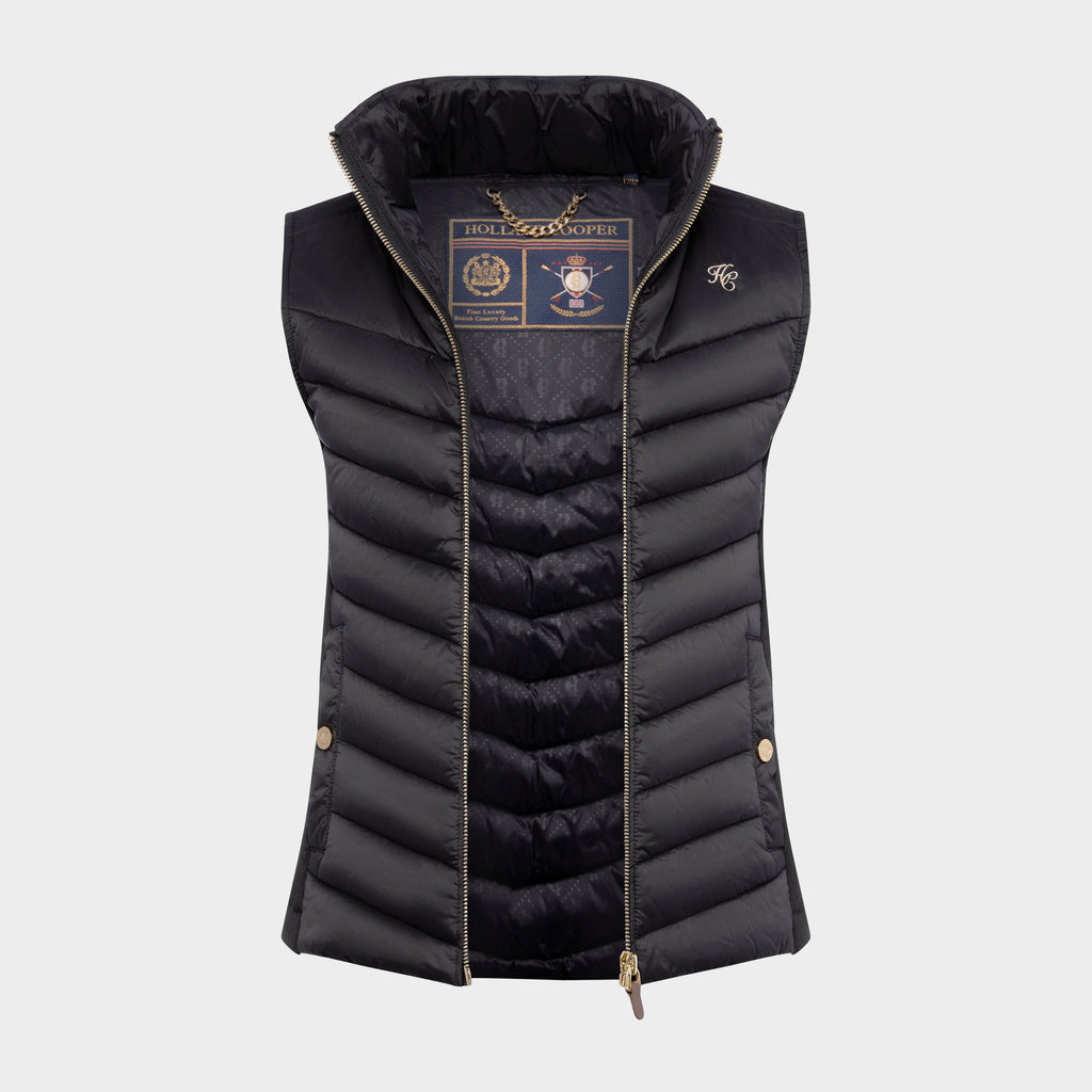 Hybrid Equestrian Gilet Black