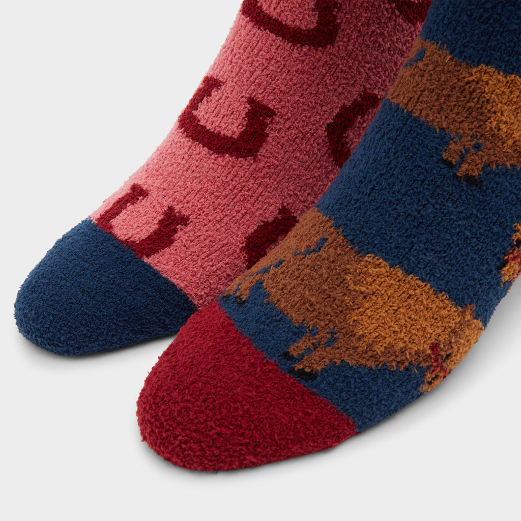 Women's Lounge Socks 2 Pack Pony