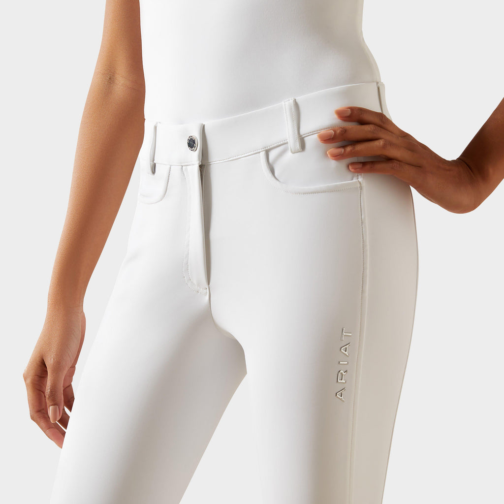 Women's Tri Factor NT Half Grip Breeches White
