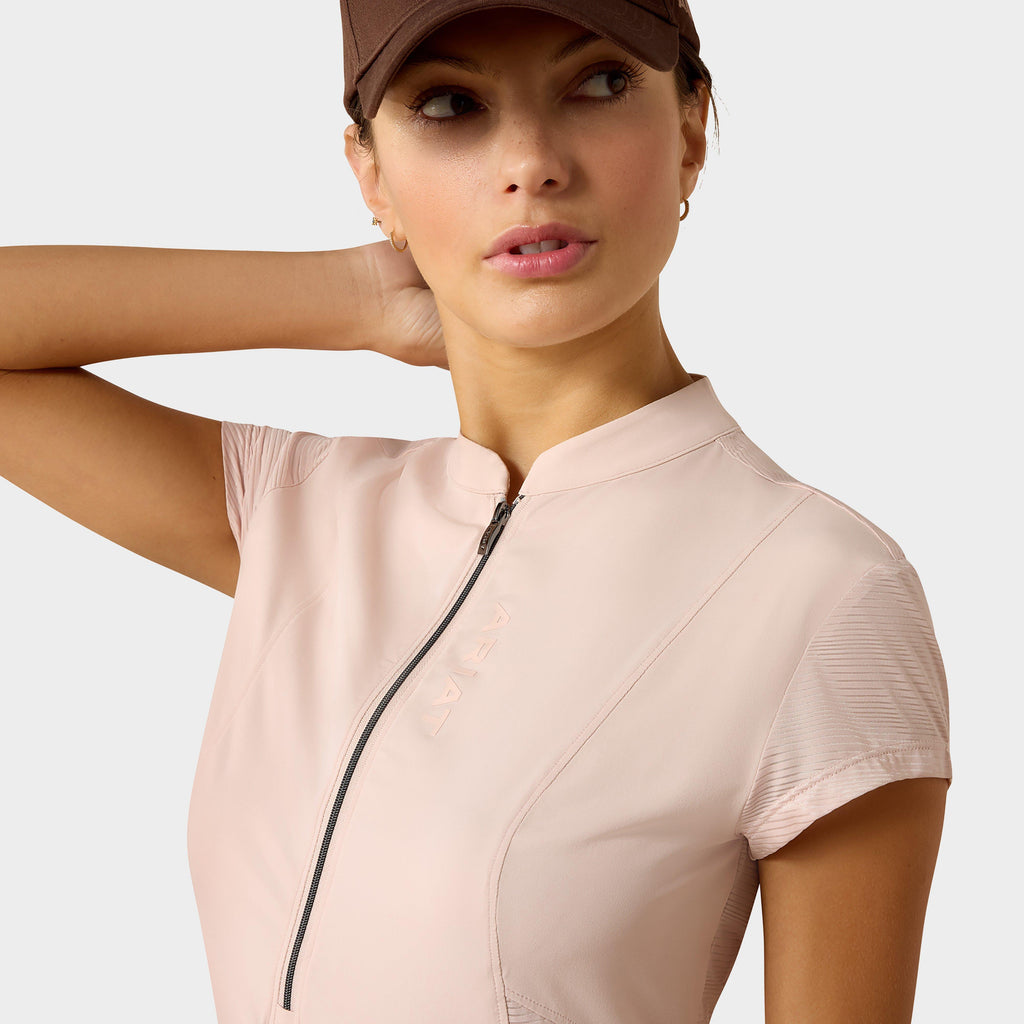 Women's Breathe 1/2 Base Layer Sepia Rose
