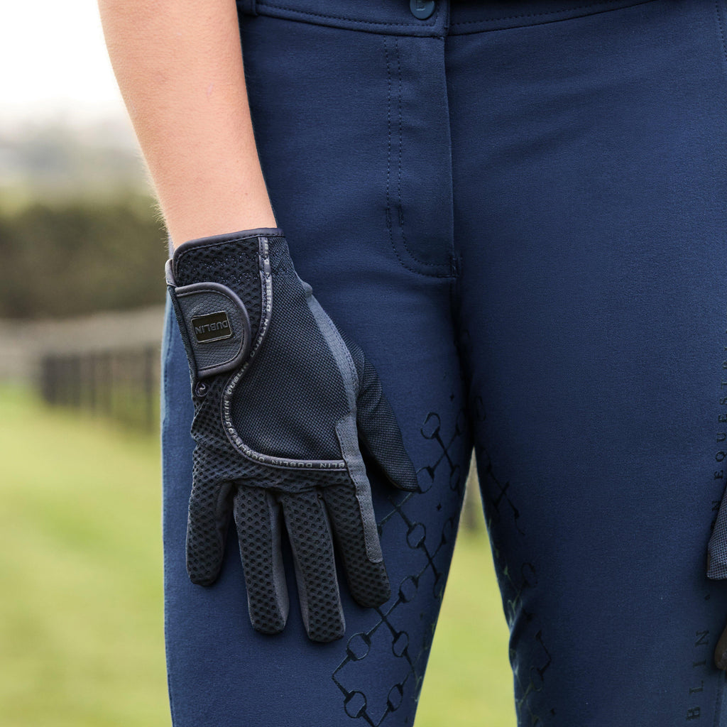 Unisex Airflow Honeycomb Gloves Navy