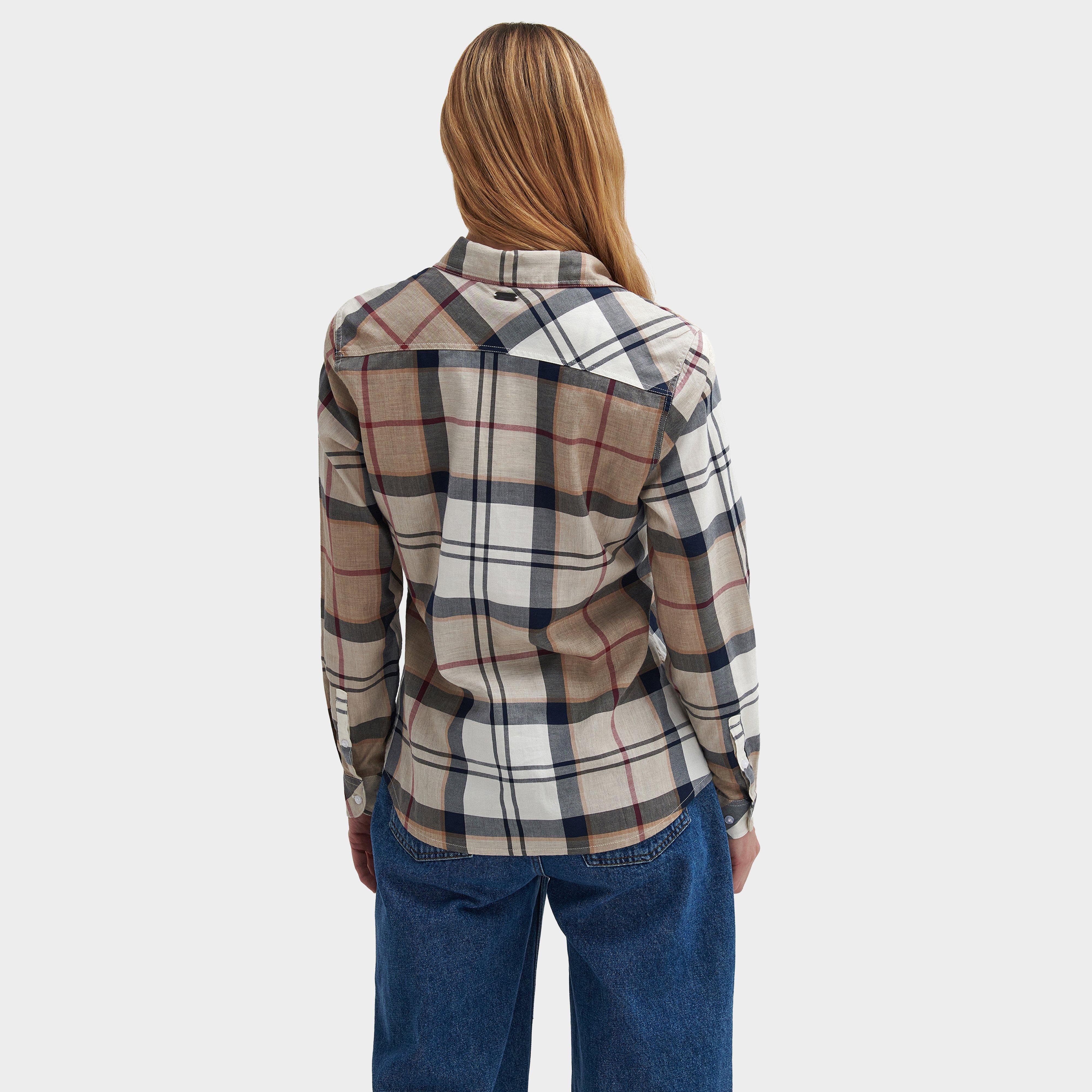 Women's Bredon Regular Long-Sleeved Shirt Hessian Tartan