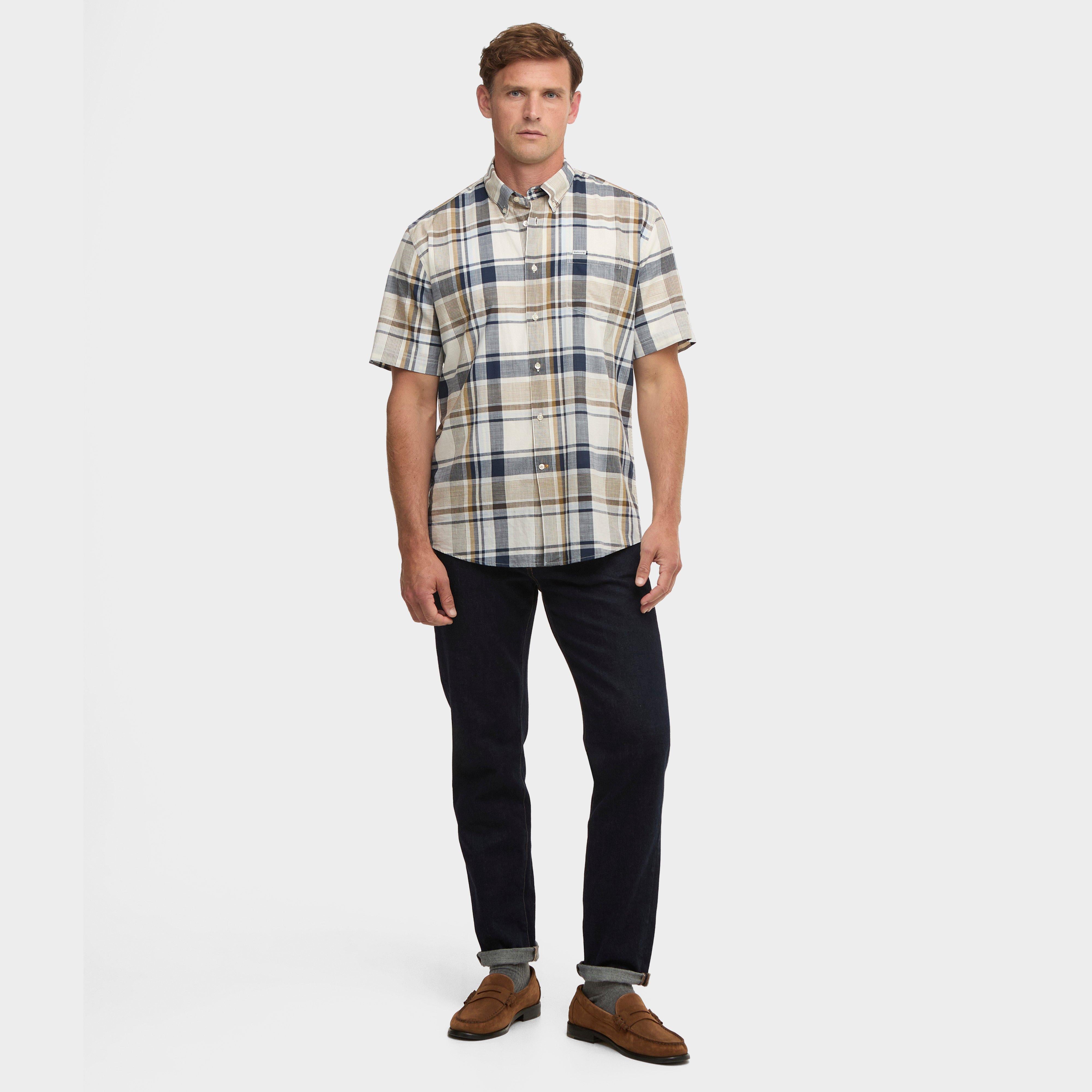 Men's Swinfell Checked Short-Sleeved Shirt