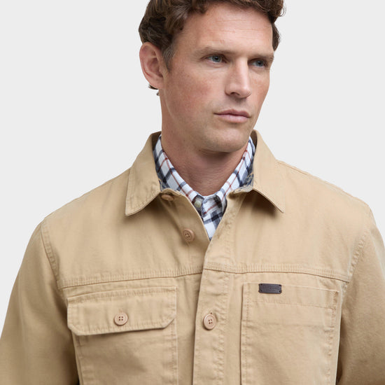 Men's Lingfield Canvas Overshirt