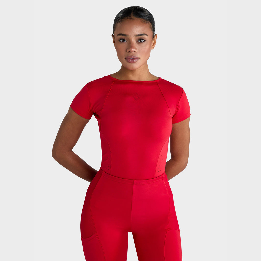 Women's Core Tech Tee Crimson