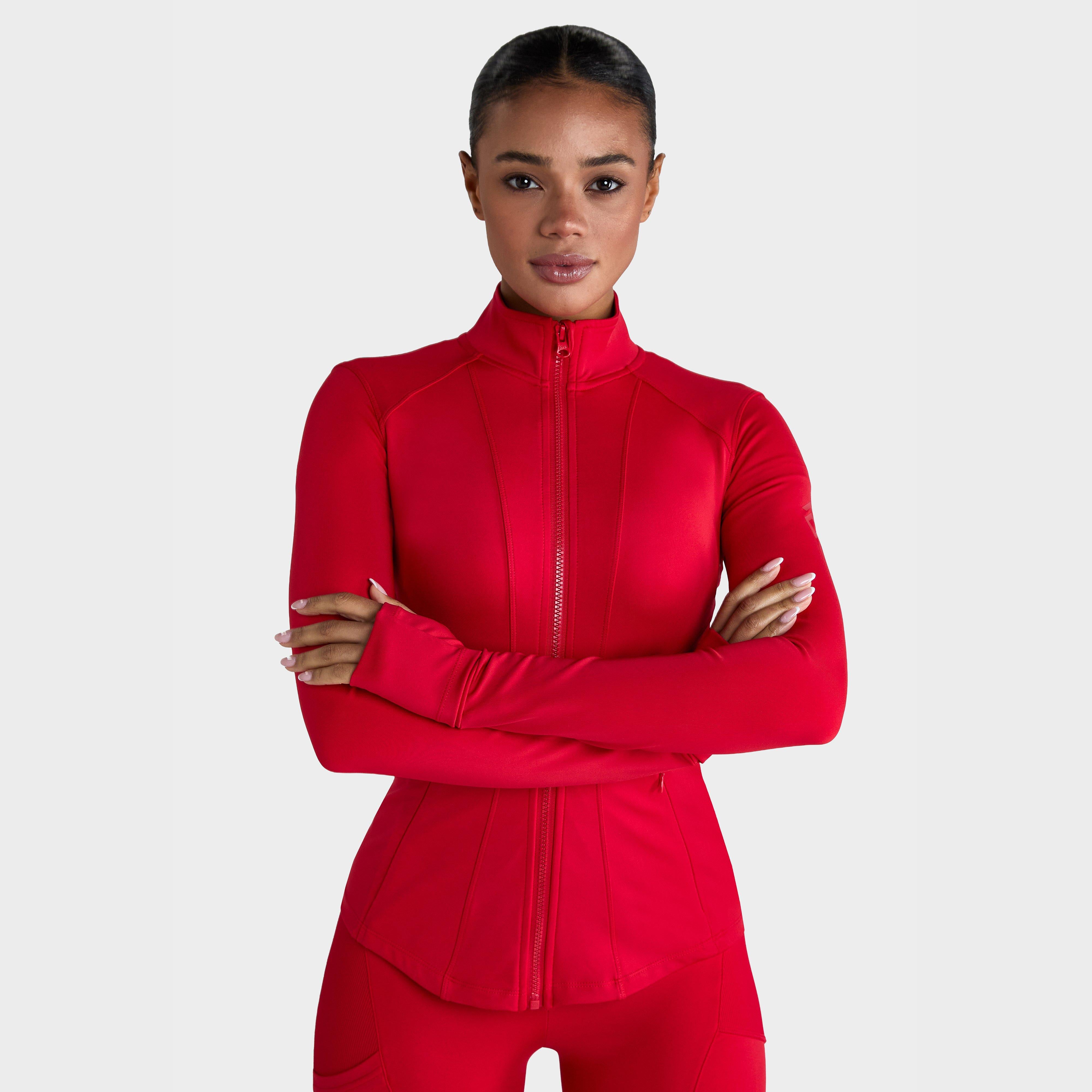 Women’s Core Fitted Jacket Crimson