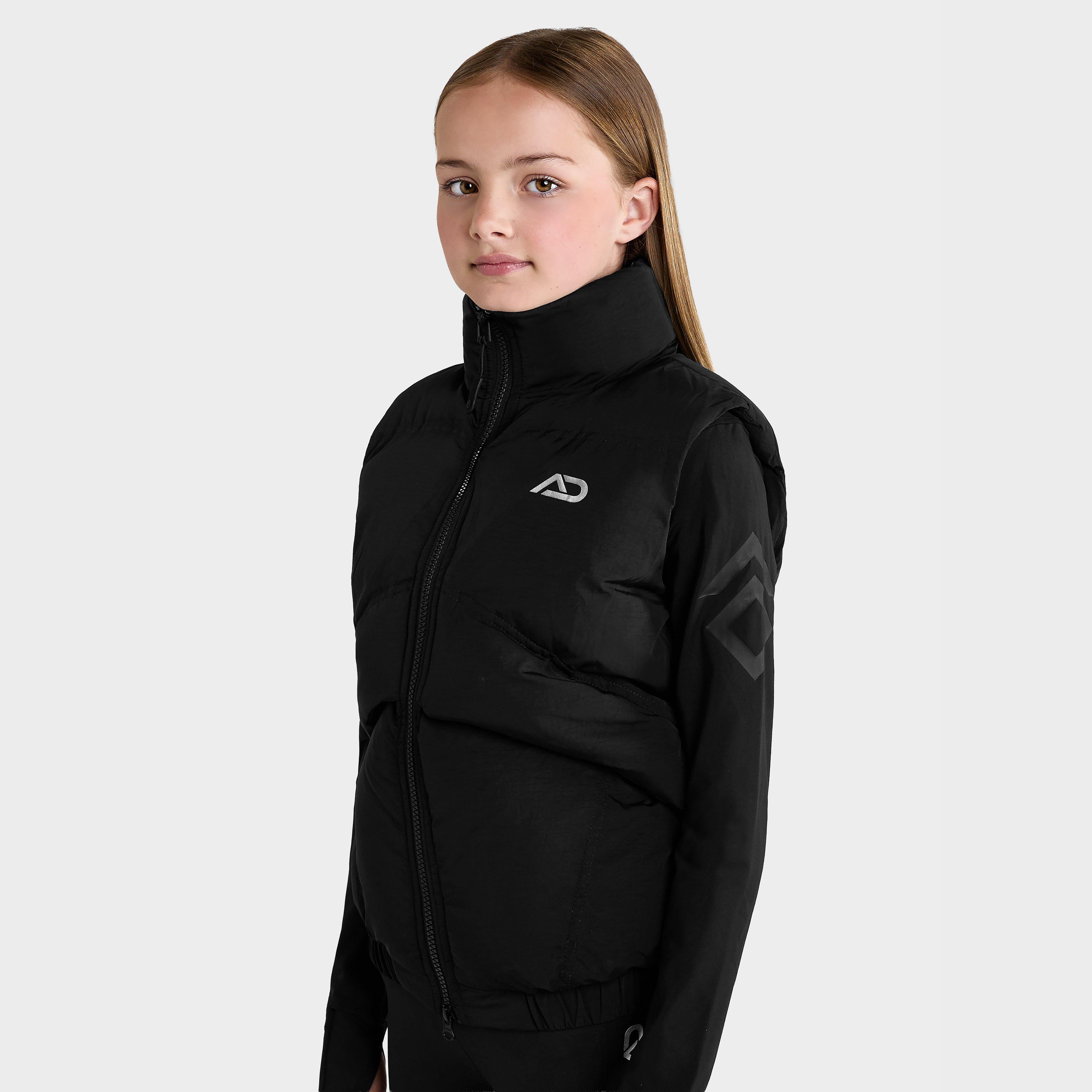 Kids’ Core Midlayer Gilet Black