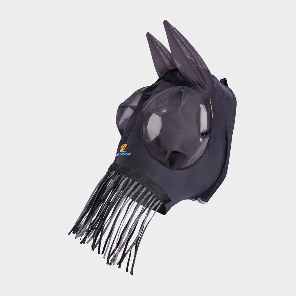 FlyGuard Pro Stretch Fly Mask with Ears & Nose Fringe