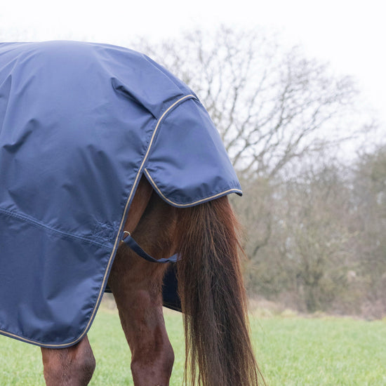 Typhoon Lite Standard Neck Turnout Rug 0G Navy