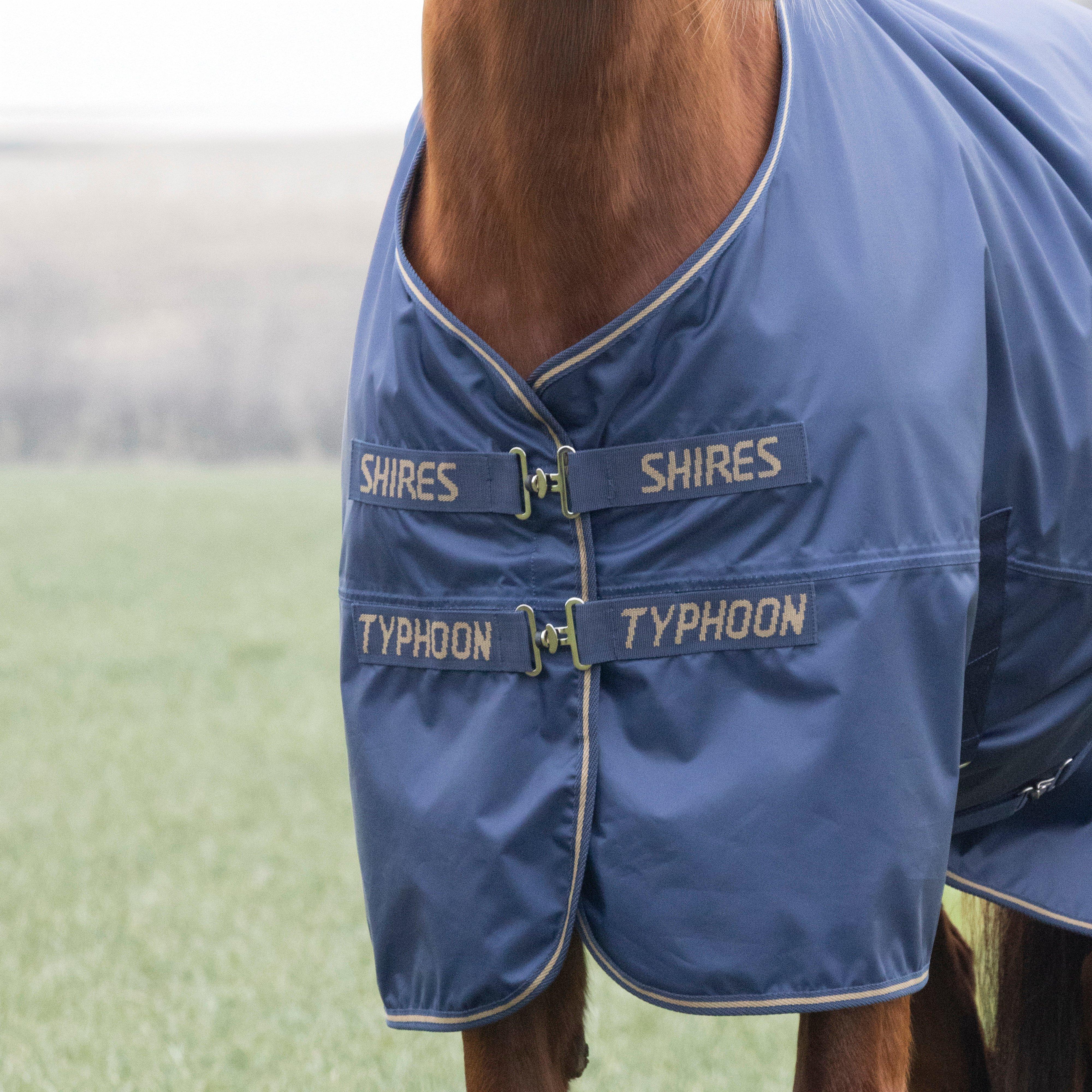 Typhoon Lite Standard Neck Turnout Rug 0G Navy