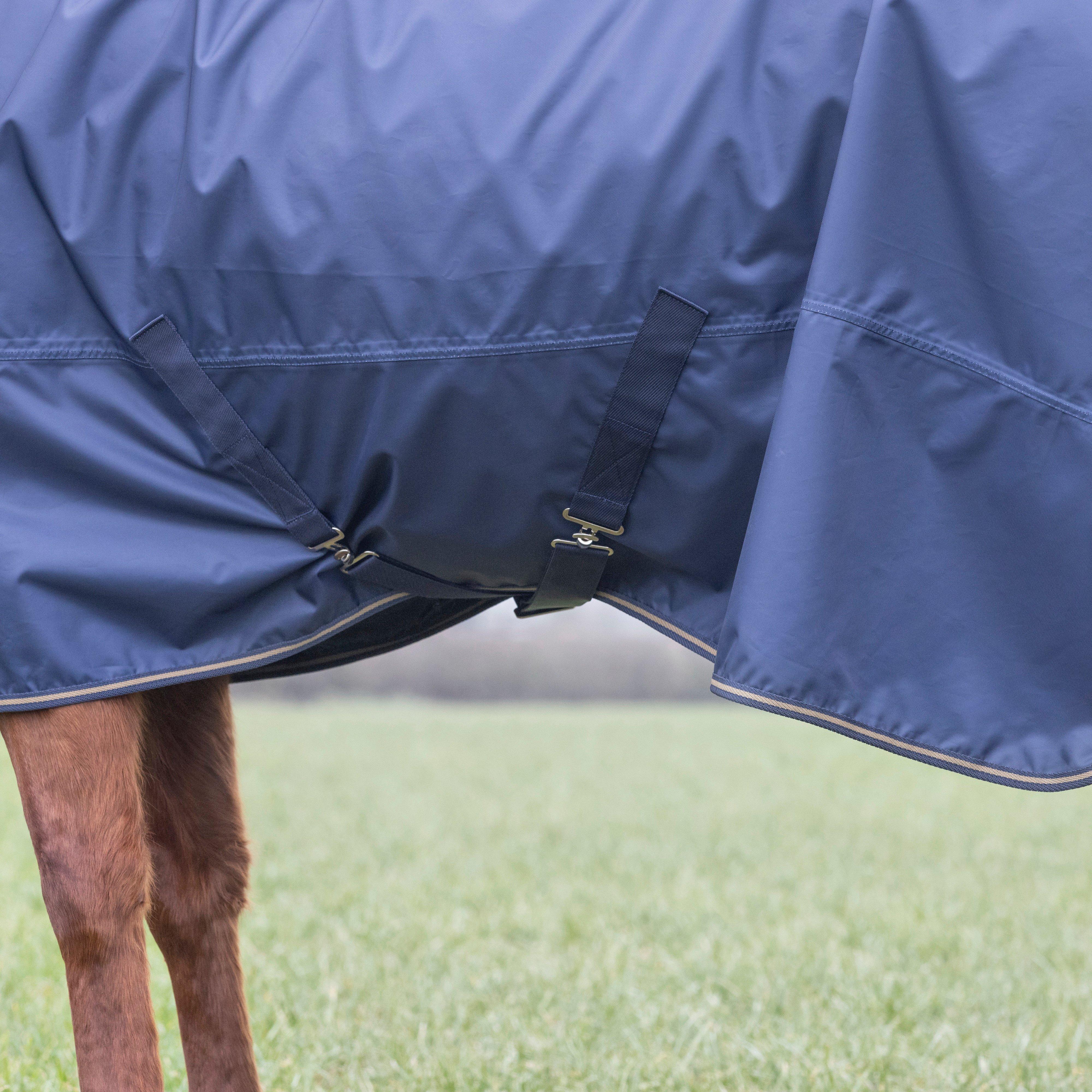 Typhoon Lite Standard Neck Turnout Rug 0G Navy
