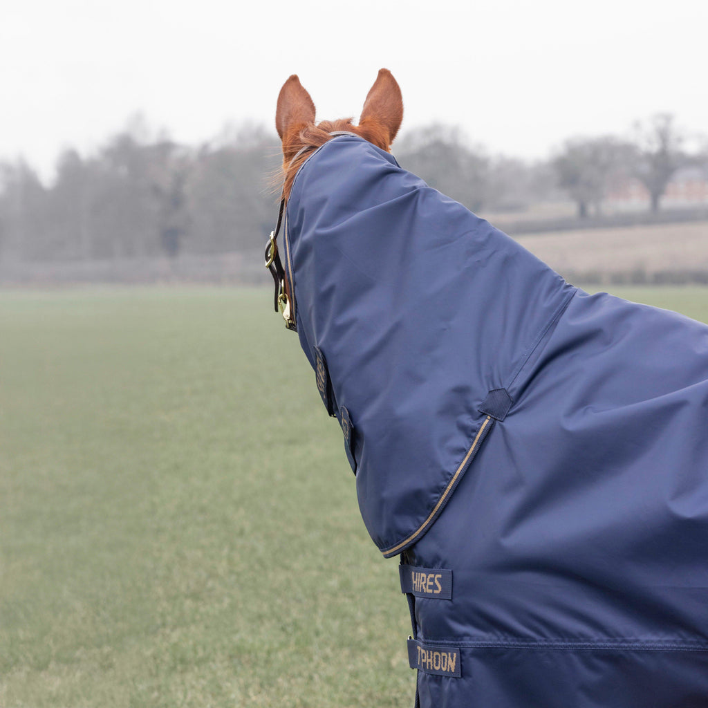 Typhoon Lite Standard Neck Turnout Rug 0G Navy