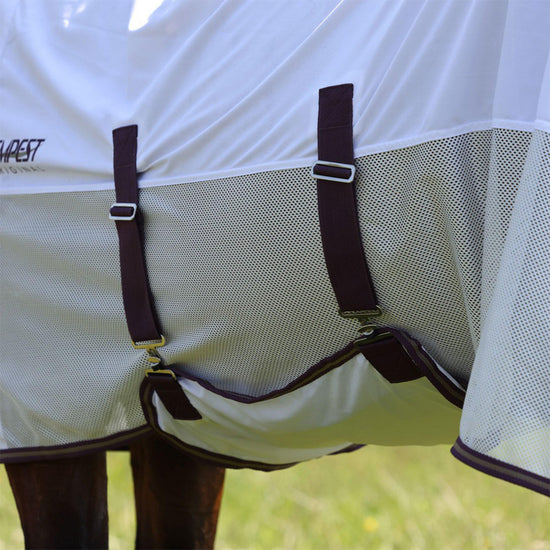 Tempest Original Fly Mesh Combo Rug White/Burgundy