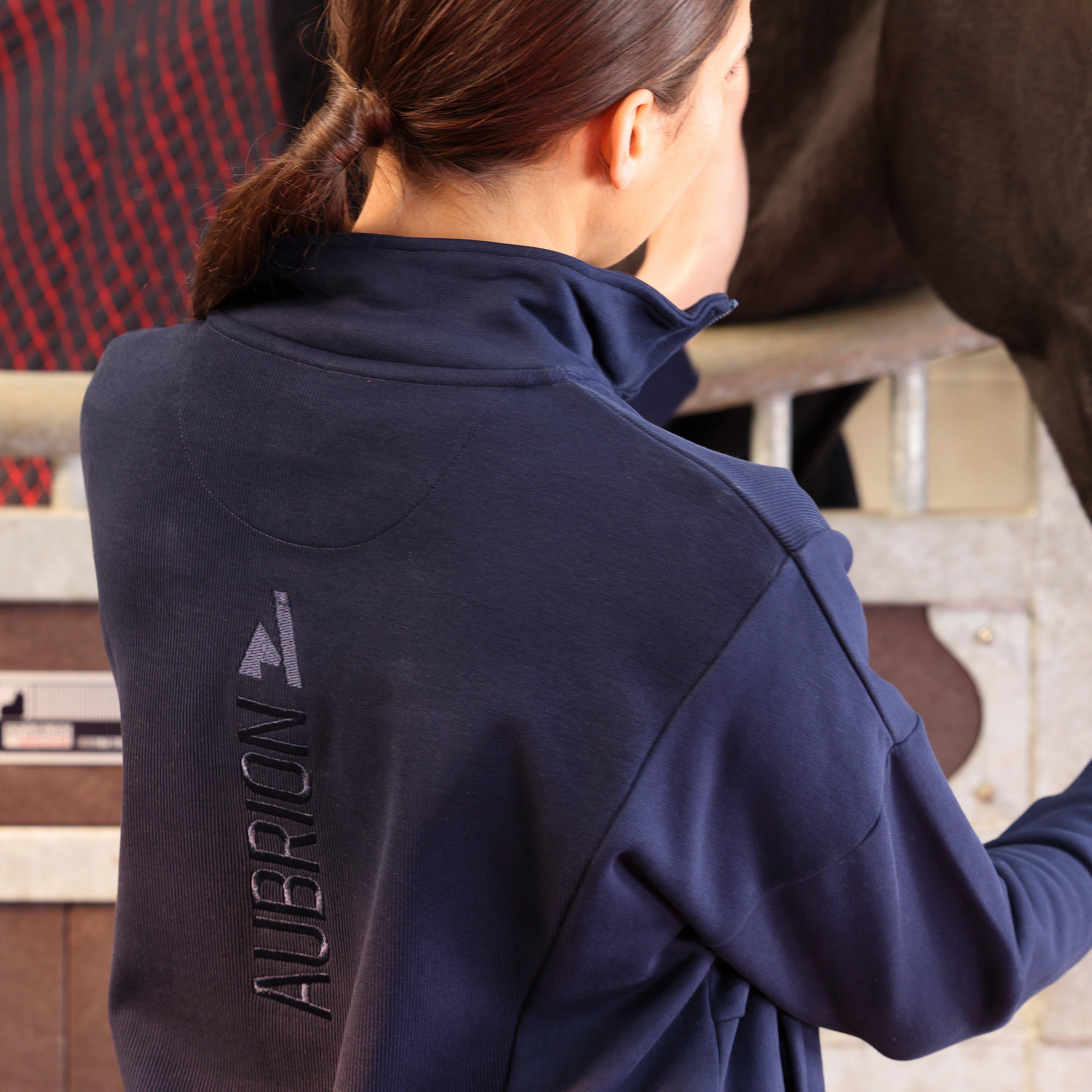 Women’s React Quarter Zip Sweater Midnight