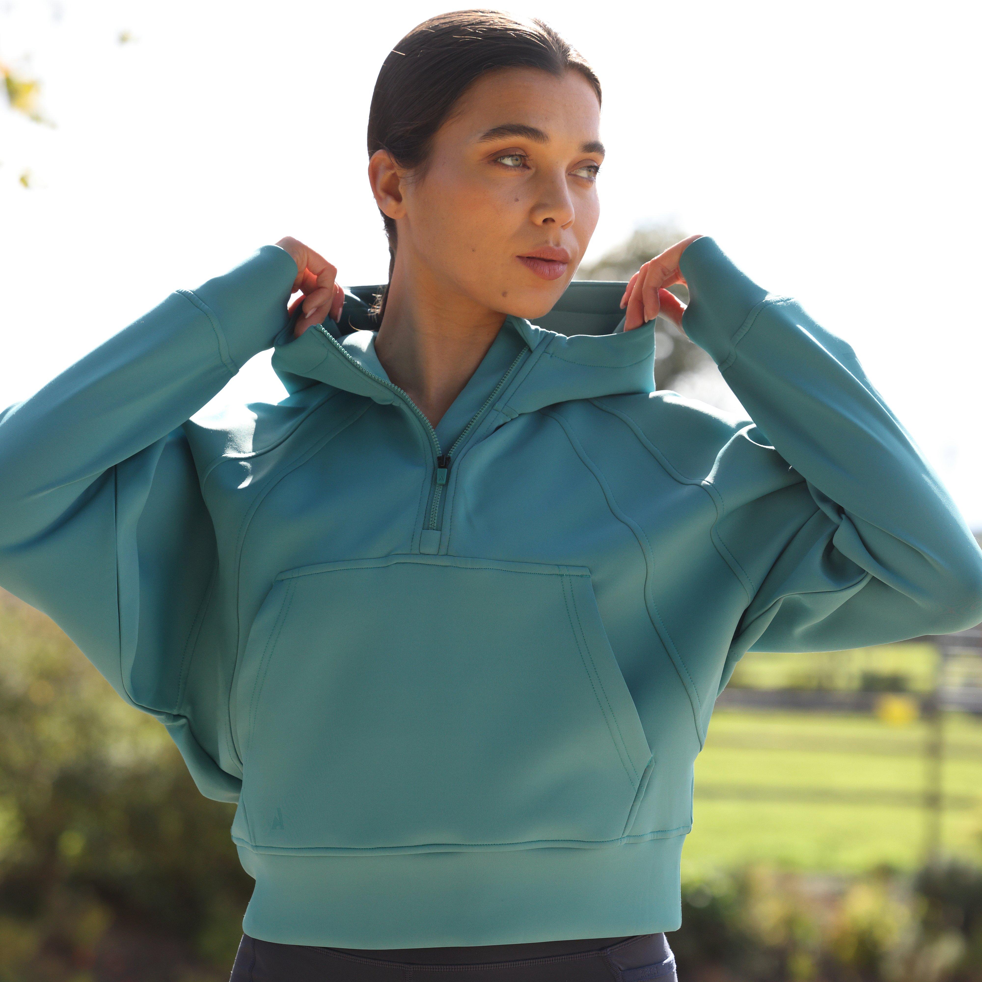 Women’s React Quarter Zip Hoodie Haze