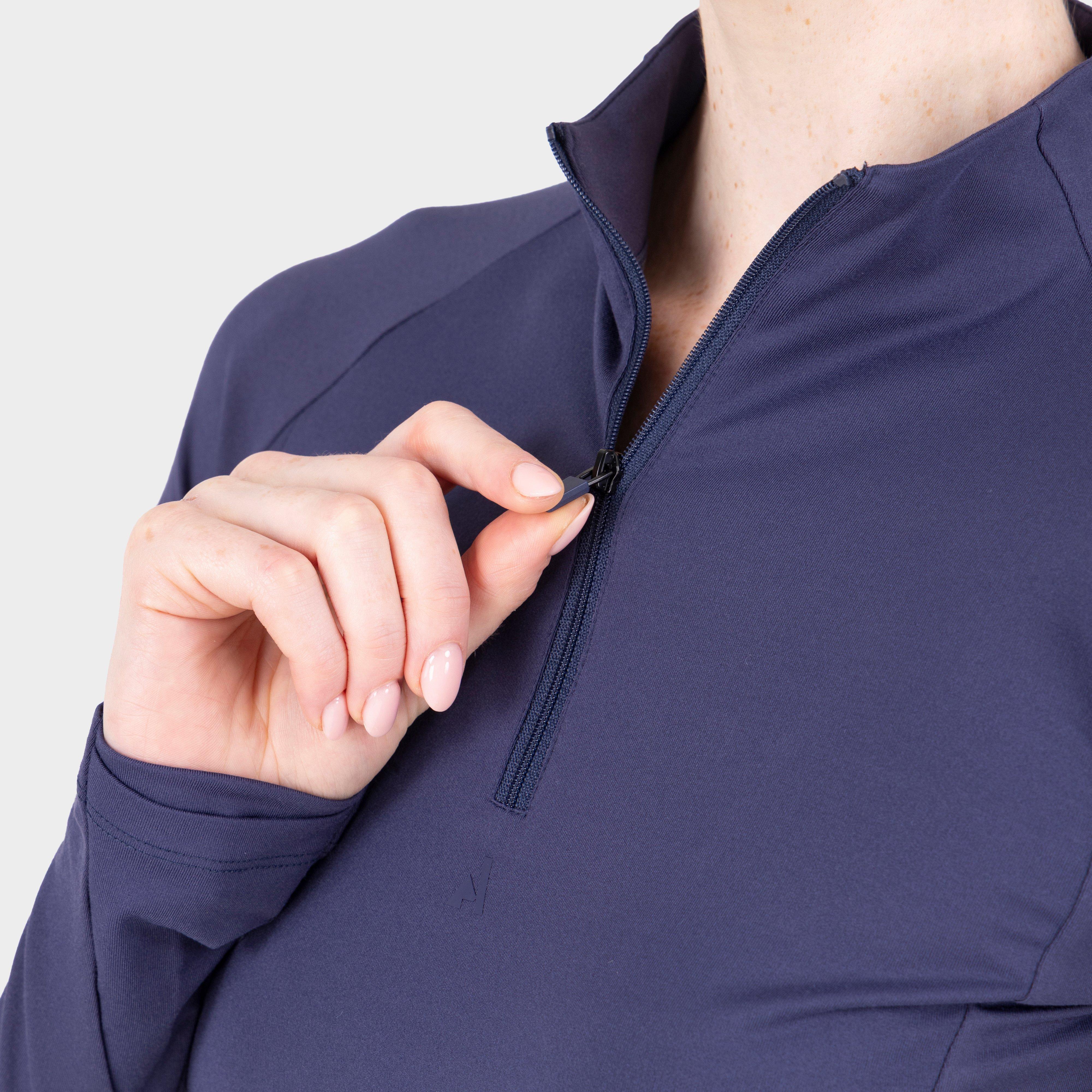 Women's React Long Sleeve Base Layer Midnight