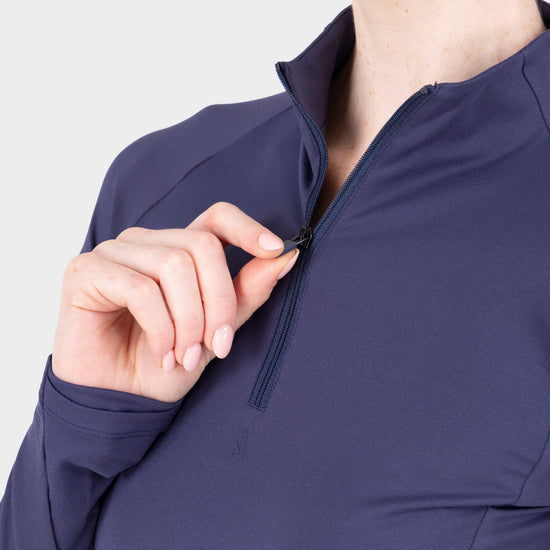 Women's React Long Sleeve Base Layer Midnight