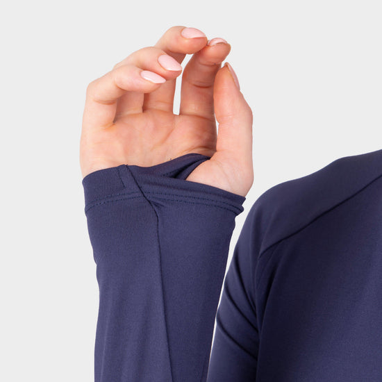 Women's React Long Sleeve Base Layer Midnight