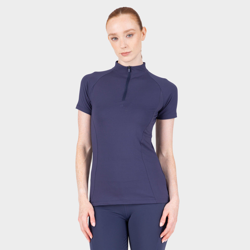 Women's React Short Sleeve Base Layer Midnight