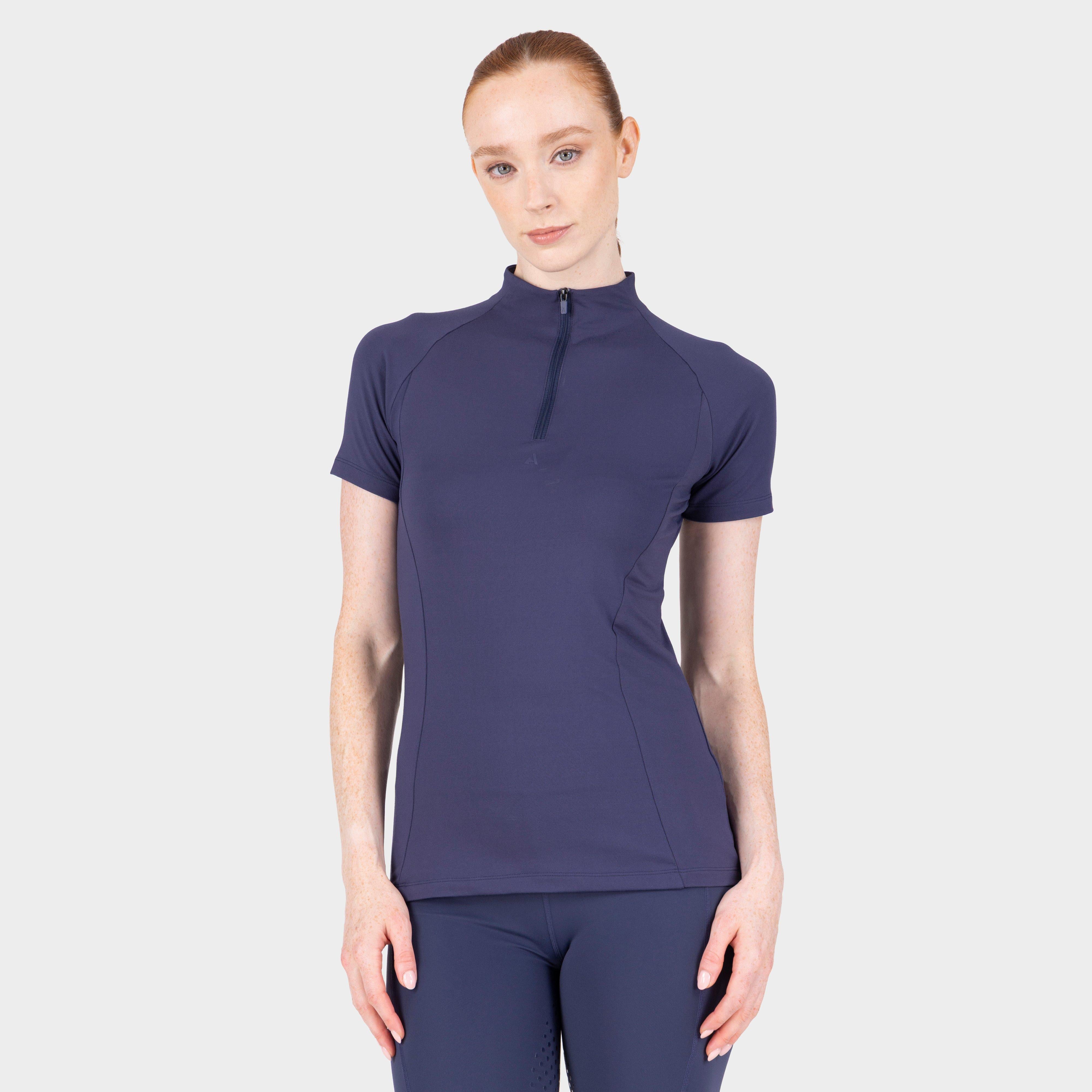 Women's React Short Sleeve Base Layer Midnight