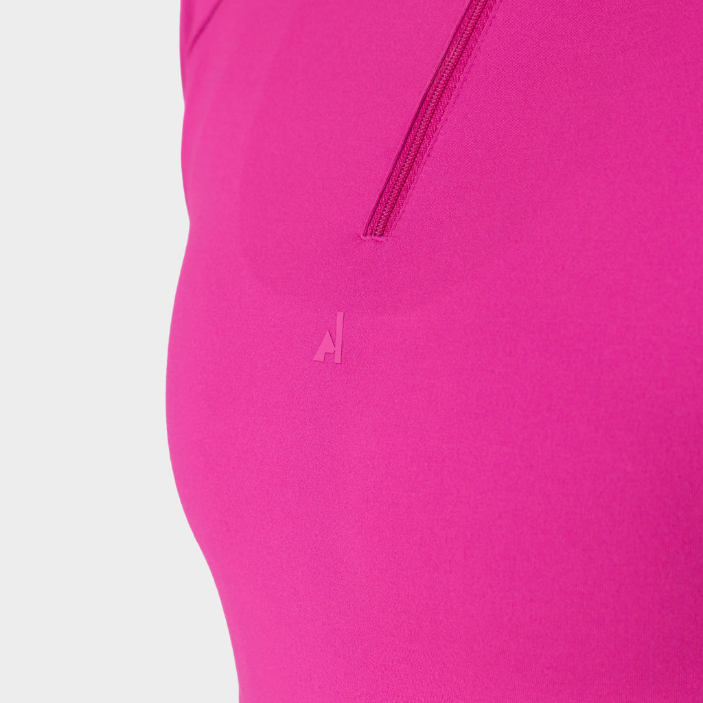 Women's React Short Sleeve Base Layer Fuchsia