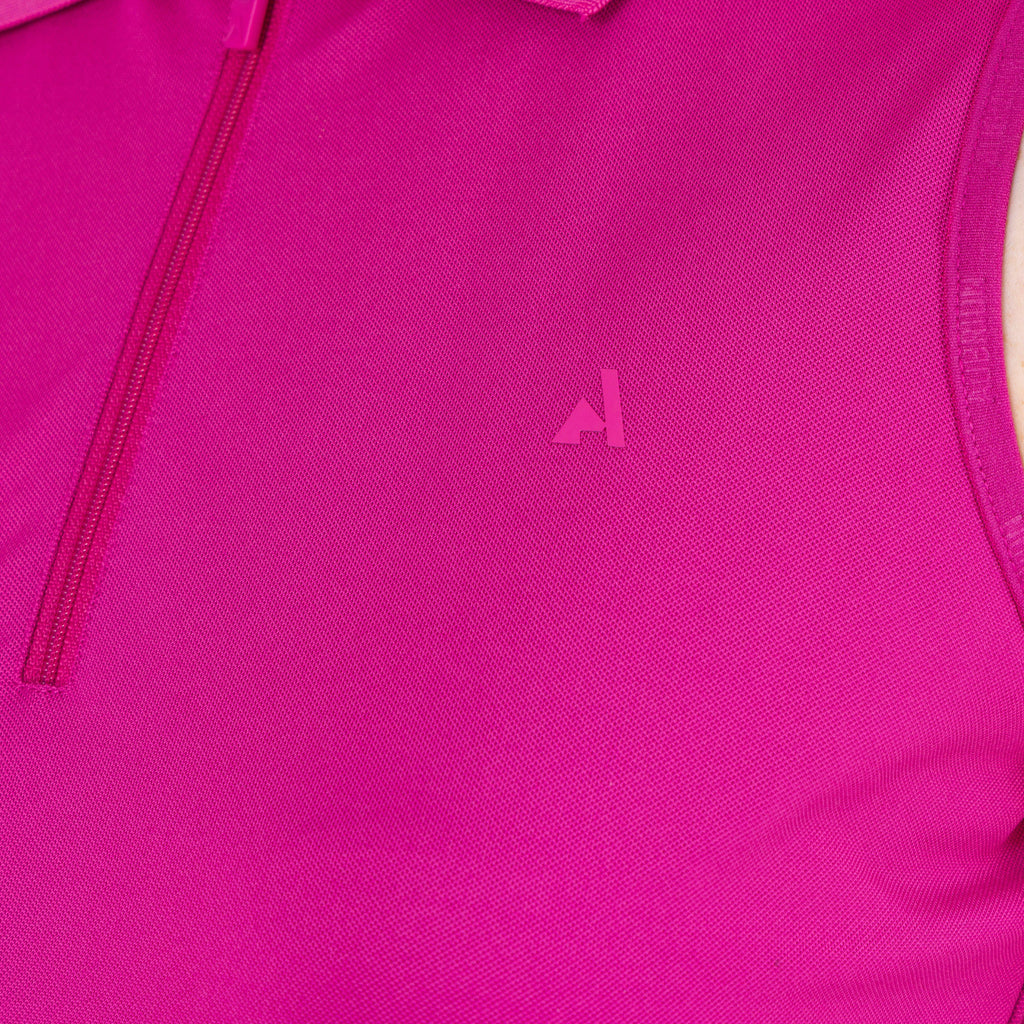 Women’s React Sleeveless Tech Polo | Fuchsia