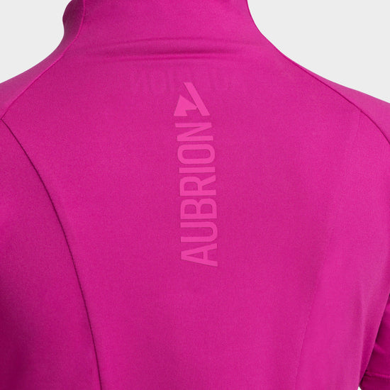 Young Rider React Short Sleeve Base Layer Fuchsia
